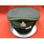 Intelligence Corps officers dress cap with White metal cap badge.