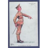 Artist - Ernest Ibbotson 1910 Territorial Types No.3 "The backbone of the army" P/U 1910