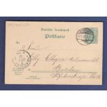 Germany 1902  5 PF Postal Stationery Card, used Rawitsch to Breslau.