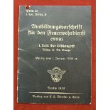 WWII German Instruction Regulations for Fire Department Service - First Part: Fighting Fires,