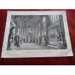 Airey Neave signed Houses of Parliament Christmas card - a little creased but scarce item.