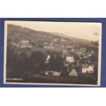 Derbyshire - Hathersage 1918  RP village view, used Hathersage Thimble.