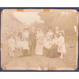 Norfolk 1908 Photo Dersingham, family wedding group, 8" x 6" Centre Vale Dersingham King and Godfrey