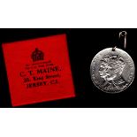 Great Britain Medallion - Coronation Commemorative Medal - "To commemorate the 25th year of their