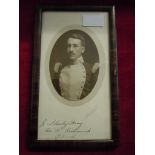 Regimental Picture  J. Stanley Grey, Col 'B', Richmond  Blues and Royals Regt. Framed photograph,