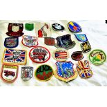 21 Cloth Patches  England, America, Scotland, Lakenheath, NALGO, other subjects related BMW (21).