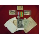 WWII Medal Group to GNR Hodgkins, Anti Aircraft Battery RA Medals, Photographs and paper work.