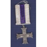 Military Cross - A 1942 dated WWII MC for bravery.