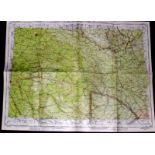 United States Army Air Force  Aeronautical chart shows Northern France, scale 1:5000,000, prepared