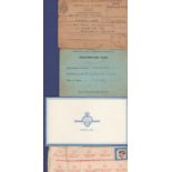 Norfolk – 1940’s Medical Card, Hospital  N & N Card, National Savings etc