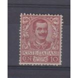 Italy 1901 10c SG65.  Mint o.g.  Scarce.