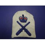 Royal Navy Service Uniform Gunners Patch QC