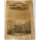 1864 THE ILLUSTRATED LONDON NEWS U.S. Civil War, some faults