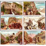 Liebig Mountain Passes 1901 set 6 S 678 vg