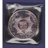 Silver Medallion - Industrial Fire Protection Association, 1941 - 1991 Fifty Years Promoting Fire
