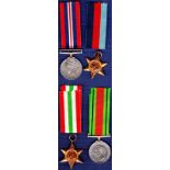 Medals - A World War II R.A.F. Group of four  In original presentation box by the Air Ministry,