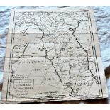 Italy 1763/4  An accurate map of His Royal Highness the Duke of York journey thro' Italy.