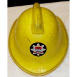 Fireman's Helmet - London Fire Brigade  Inside impression 1985 medium size 57cms.