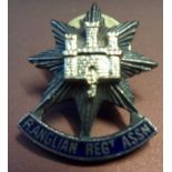 Royal Anglian Regimental Association lapel badge