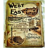 From West to East a Compendium of European Travel, published by H. Grube 1895 - 96. Some wear and