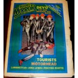 1980 June 7 edition of Record Mirror, Devo - The Red Brigade are back - Tourists, Motorhead, Praying