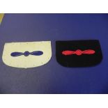 Two British Royal Navy/Aviation Patches  Leading Naval airman patch for the navy blues uniform and a