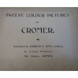 Ephemera - Norfolk - Cromer Jarrolds, Twelve colour pictures, The Library, Cromer C1930.  Binding