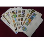 Great Britain - 35 Illustrated FDC's  Including Medical Discoveries, Entertainers Tale, Marine