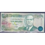 Bahamas - 2009  10 Dollars, P73a, UNC.