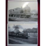 24 Postcard size photographs of Locomotives on The Great Eastern Lines