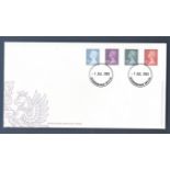 Great Britain - 2003 (1 Jul)  High value - £1.50, £2, £3, £5.  With Buckingham Palace handstamp on