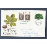 Great Britain - 1974 (27 Feb)  Tree with Phylimpia Stamps and cachet £.S.D. Stamps are no longer