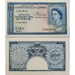 Cyprus - 1995 250 Mils, P33, UNC - Rare.