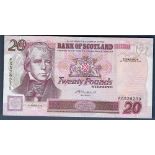 Scotland - Bank of Scotland - 2004 Twenty Pounds  (FG Series), Grade AEF.