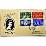 Great Britain - 1953 (3 Jun) Coronation  Long Live the Queen slogan on illustrated FDC.  p/a.