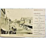 British Guiana  Tucks West Indian view - water St. Georgetown, P/U 1904, U/B.