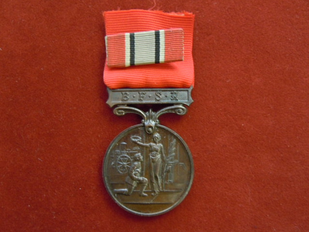 Fire Brigade Long Service Medal Named to a R.D. Bird. Good