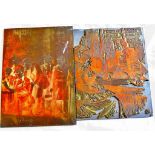 Heavy Copper Printing Plates Good condition.