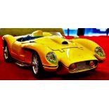 Lovely Accurate Model in Metal/Plastic of 1957 Yellow Testa Rossa Car.