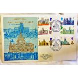 Great Britain - 1969 (29 May) Cathedrals  Philatex St. Pauls special handstamp on illustrated FDC