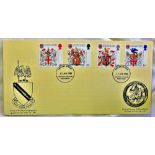 Great Britain - 1984 (17 Jan) Heraldry  Shakespeare Coat of Arms Cover with seat of Thomas de