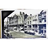 Chester - Bridge Street Rows RP vintage vans + cars photo Walter Scott.