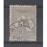 Australia - 1935 £1 Grey  SG137, fine used C.D.s.  Small tear upper right.
