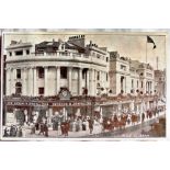 Advert - London  Dickins & Jones shop front - Regent St.  P/U 1904.
