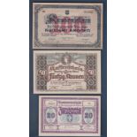 Austria - 1919 Rare Notgeld Notes (3).