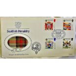 Great Britain - 1987 (21 Jul) Heraldry  Glasgow Herald handstamps on Pilgrim FDC  l/a.