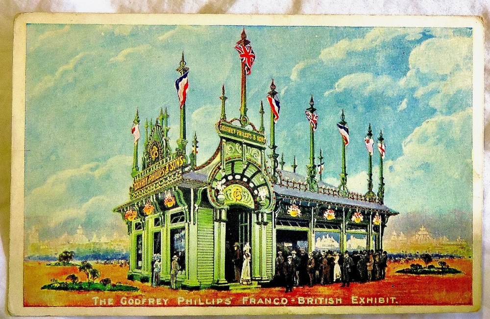 Exhibition - Franco-British 1908  Godfrey Phillips Trade Stand No.71, P/U 1908.