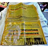 Volkischer Beobachter, a large collection of News Papers (29) An interesting insight into the Period