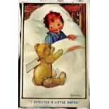 Artist - Overnell  Art Kids Series No. 340 "I expected a little sister", P/U 1913.