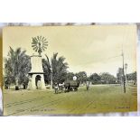 Mozambique - Beira Avenida da Republic  horse drawn activity.  Pub. A.Brook.